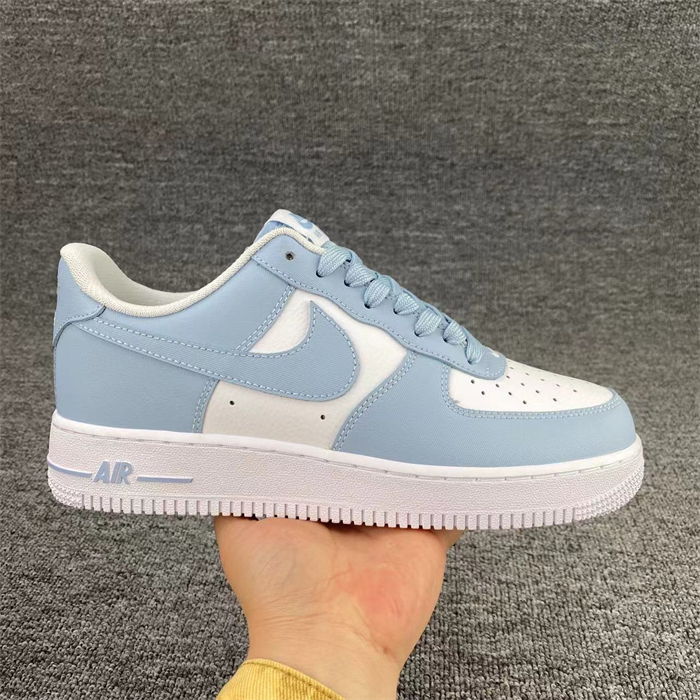 Men's Air Force 1 Low Blue/White Shoes Top 0307